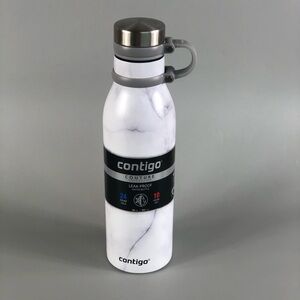 Contigo White Marble Water Bottle